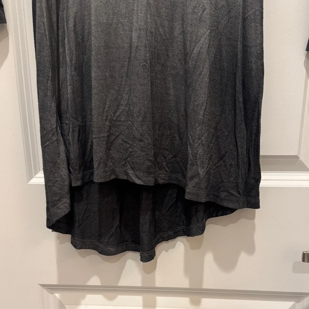Erge Charcoal Ombre Long Sleeve dress